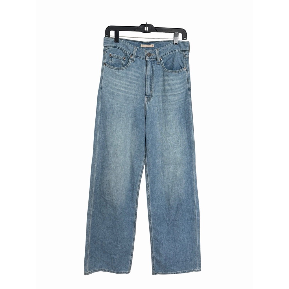 Levis Jeans Womens 27x31 Blue Denim High Loose Wide Leg Premium  Relaxed EF1-1